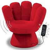 Lumisource CHR-MITTVBR-R Vibrating Mitt Chair - Red