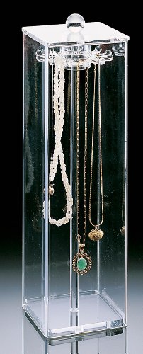 Clear Acrylic Plastic Necklace Holder & Organizers