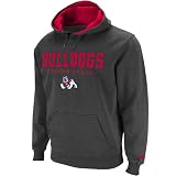 Fresno State Bulldogs Charcoal Automatic Pullover Hoodie Sweatshirt (Large)