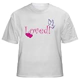 Loved! (dove & hearts) Adult T-Shirt Various Colors
