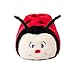 ZippyPaws Slipper Nest Squeaky Hide and Seek Plush Dog Toy, Ladybug