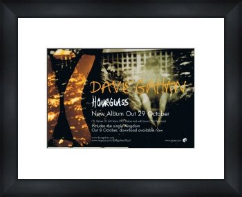 DEPECHE MODE Dave Gahan - Hourglass - Custom Framed Original Ad - Framed Music Poster/Print