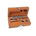 Brown & Sharpe 598-10-18 Micrometer Checking Set, 0-1 inch Range, +/-0.003mm Accuracy (12 Piece Set)