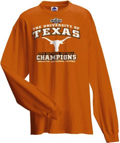 Buy Texas Longhorns 2005 BCS National Champions Solid Victory Long Sleeve T-Shirt