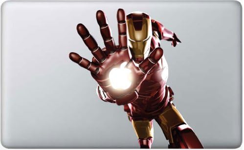 13" Macbook Pro Iron Man Apple Vinyl Decal/Sticker