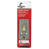 American Safety Razor 66-0445 Heavy-Duty Window Scraper with 5 Blades