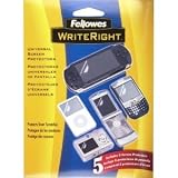 Premium Screen Protector 5 Pack for your TomTom One XLS XL S GPS from Fellowes! Protect your precious screen with this durable protector micro thin universal clear guard! (Universal + 90 Day Warranty)