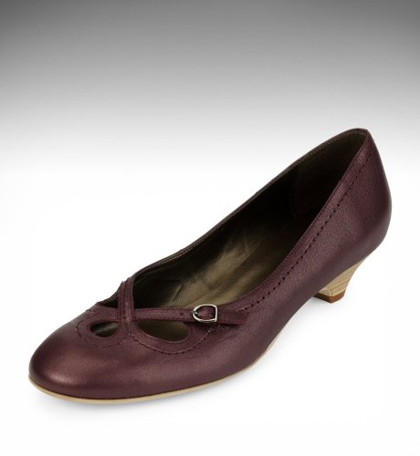 Per Una Kitten Heel Cross Over Buckle Shoes clothing