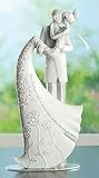 Wedding Cake Topper The Kiss Figurine Language of Love 9 inch Roman 63601