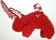 Milk-Bone Brand, Fleece & Rope Animals, Red with Rope Ears and Tail (1 Each)