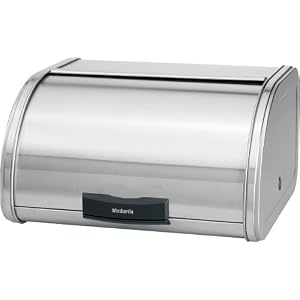 Brabantia Medium Matte Steel Touch Bread Bin by Brabanita