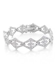 C.Z Antique Flower Bracelet