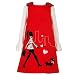 Little Girls Clothes RED SHOPPER Jumper 2Pc Dress Set BONNIE JEAN Girl 4-6X