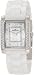 AK Anne Klein Women's 10/9923MPWT Swarovski Crystal Accented Silver-Tone White Ceramic Watch picture