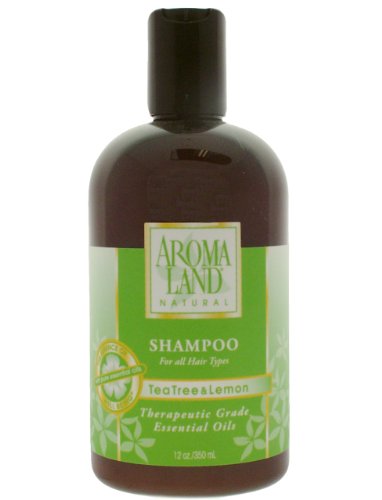 Aromaland - Shampoo for All Hair Types - Tea Tree & Lemon 12 Oz (350ml)