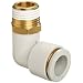 SMC KQ2L-S PBT One-Touch Tube Fitting with Sealant, 90 Degree Elbow, Tube OD x NPT Male