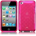 Apple iPod Touch 4 4G 4th Generation Gel Case Cover Funky Diamond Etched Hot Pink Design Keep Talking iPod Touch 4G Accessories
