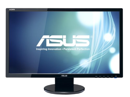 Asus VE246H 61 cm (24 Zoll) Widescreen TFT Monitor VGA, DVI (Kontrast 50000:1, 2ms Reaktionszeit) schwarz Asus VE246H 61 cm (24 Zoll) Widescreen TFT Monitor VGA, DVI (Kontrast 50000:1, 2ms Reaktionszeit) schwarz Monitor