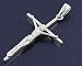 Silver Plain Cross Pendant Size: 43mm