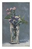 Carnations and Clematis in a Crystal Vase Giclee Poster Print by Édouard Manet, 29x44