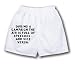 White Boxer Short with During a campaign the air is full of speeches - and vice versa...