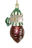3.5 New York Jets NFL Lighted Touchdown Snowman Christmas Ornament #02420
