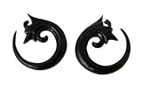 Organic Horn Spiral Plugs - 6.5mm