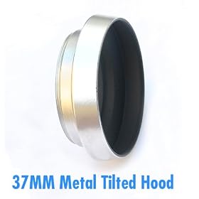 EasyFoto 37mm Silver Chrome Curved Metal Lens hood for Leica, Contax Zeiss, Voigtlander Lens by EasyFoto