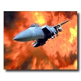 F-15A Eagle Military Fighter Jet Aircraft Airplane Aviation Wall Picture 16x20 Art Print