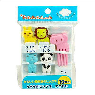 Food Picks&Forks / Bento Decoration (Animals) 10Pcs.