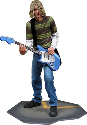 41I7wQ3JwiL Kurt Cobain 7 inch Action Figure with Skyblue Guitar by NECA