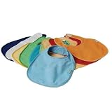 green sprouts 10 Pack Waterproof Absorbent Terry Bibs , Boys