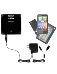 PC Accessory: Gomadic Multi Port AC Home Wall Charger designed for the Sierra Wireless Overdrive 3G/4G Mobile Hotspot - Uses TipExchange to charge up to two devices at once - Gomadic