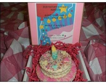 Homemade Sugar Cookie Birthday Cards, Birthday Cake Cookie Card