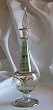 Egyptian Perfume Bottle  Mouth/Hand Blown  Weddings / Favors / Gifts - Color: Green - (EPB-017GR)