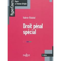 Droit p�nal sp�cial