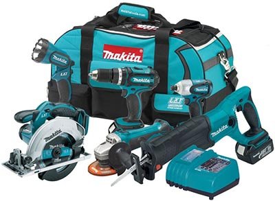 Makita LXT601 18-Volt Lithium 6 Piece Cordless Tool Combination Kit