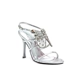 4.5 inch Heel Ladies Size Shoe With Rhinestone Butterfly by SexyBlvd