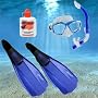US Divers Snorkeling Set Sprint Fins + Free Anti Fog - UK 8-9