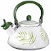 Corelle Coordinates 2-1/5-Quart Whistling Teakettle, Bamboo Leaf