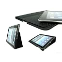 【ipad2専用】スーパースリムレザーケース3点セット　黒　ブラック