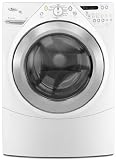 Whirlpool WFW9550WW Duet 27 4.4 Cu. Ft. White Front Load Steam Washer - WFW9550