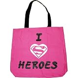 Supergirl Pink I Love Tote Bag