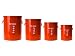Pet food containers red, PT Design