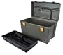 Plano Molding 701 Extra Deep Tool Box, Graphite Gray with Iron Yellow, 22-Inch