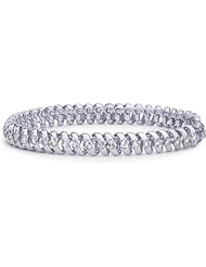 Diamond Swirl Tennis Bracelet