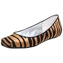 Jessica Simpson Women's Belina Flat,Tan-Black,6.5 M US