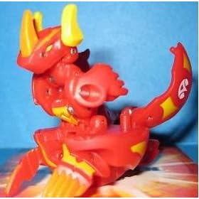Bakugan Bakuboost Gundalian Invaders Pyrus (Red) Helix Dragonoid 740G [New, in Package]