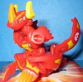 Bakugan Bakuboost Gundalian Invaders Pyrus (Red) Helix Dragonoid 740G