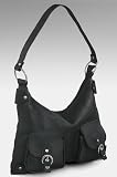 Black Leather ''Kathryn'' Hobo